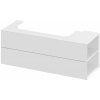 Ravak SD Lite 120 P skrinka pod umývadlo 120x45x43 cm,2 zásuvky,2 bočné poličky,Biela lesk X000001891 Ravak SD Lite 120 P skrinka pod umývadlo 120x45x43 cm,2 zásuvky,2 bočné poličky,Biela lesk X000001891