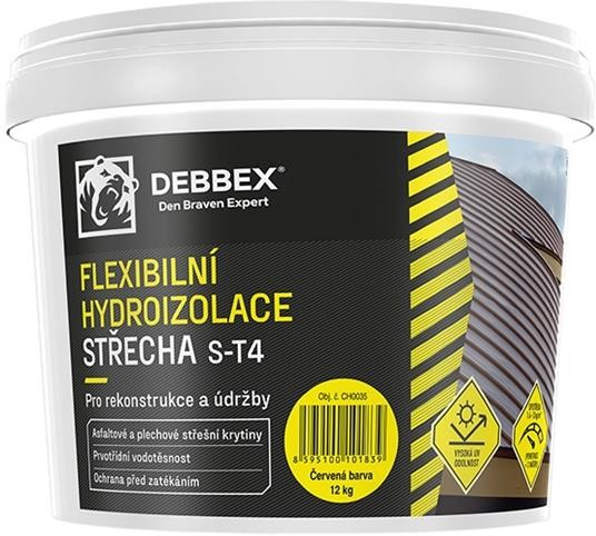 Den Braven Strešný hydroizolačný náter - DenBit S-T4 vedro 5 kg sivá