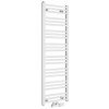 Elektrický kúpeľňový radiátor 437 W 400 x 1250 mm biely Elektrický kúpeľňový radiátor 437 W 400 x 1250 mm biely