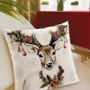 Vianočná obliečka na vankúš Velvet Jeleň 40x40 cm | INTERMEDIC SK Vianočná obliečka na vankúš Velvet Jeleň 40x40 cm | INTERMEDIC SK