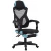 Kancelárske/herné kreslo, čierna/neomint, JORIK NEW Kancelárske/herné kreslo, čierna/neomint, JORIK NEW