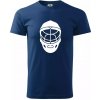 Florbal maska - Klasické pánske tričko vyššej gramáže - XS ( Polnočná modrá ) Florbal maska - Klasické pánske tričko vyššej gramáže - XS ( Polnočná modrá )