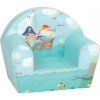 Delsit Detské kresielko pohovka LUX Little Prince modré