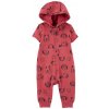 CARTERS CARTER'S Overal na zips bez nožičiek kr. rukáv Red Dog chlapec m CARTERS CARTER'S Overal na zips bez nožičiek kr. rukáv Red Dog chlapec m