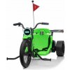 JOKO Elektrické Autíčko Motokára BIKE 21 s Funkciou DRIFTU, nafukovacie koleso, nosnosť 70kg, zelené
