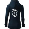 Srdce zdravia - Mikina dámska trendy zipper s kapucňou - S ( Tmavomodrá (veľmi tmavá - skoro čierna) ) Srdce zdravia - Mikina dámska trendy zipper s kapucňou - S ( Tmavomodrá (veľmi tmavá - skoro čierna) )