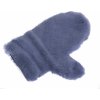 Splus Kožušinová masážne rukavice z králičej kožušiny MAR36 svetlo modrá