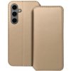 Kryt Dual Pocket Book Case Samsung Galaxy S24 FE Gold Kryt Dual Pocket Book Case Samsung Galaxy S24 FE Gold