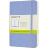 Moleskine Zápisník mäkké dosky A6 čistý nebesky modrý