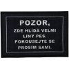 GDmats , POSLEDNÁ ŠANCA: Rohožka Lenivý pes 40x60 cm - na von aj na doma, 40x60, čierna GDmats , POSLEDNÁ ŠANCA: Rohožka Lenivý pes 40x60 cm - na von aj na doma, 40x60, čierna
