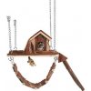 Trixie Drevené závesné ihrisko s domčekom Janne pre myši a škrečky 26 x 22 cm Trixie Drevené závesné ihrisko s domčekom Janne pre myši a škrečky 26 x 22 cm