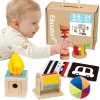 Tooky Toy box XXL Montessori vzdelávacie 6 v 1 senzorické 0 - 6 mes Tooky Toy box XXL Montessori vzdelávacie 6 v 1 senzorické 0 - 6 mes