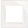 KONTAKT-SIMON S.A. Rámček 1 násobný sklenený biely 96x92x10mm KONTAKT-SIMON S.A. Rámček 1 násobný sklenený biely 96x92x10mm