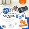 Duvo DUVO+ Hrací tunel pre mačky s loptou a zvončekom 50x25cm -modročierny Duvo DUVO+ Hrací tunel pre mačky s loptou a zvončekom 50x25cm -modročierny