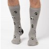 Heat Holders pánske Ultra LITE lyžiarske podkolienky so vzorom Šedé