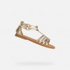 Geox Strieborné dievčenské sandále Sandal Karly Girl Strieborná 30 Geox Strieborné dievčenské sandále Sandal Karly Girl Strieborná 30