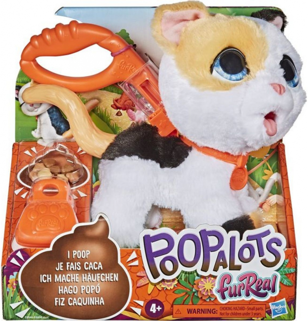 Hasbro FurReal Friends Poopalots veľká mačka E8946