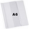 Obal na zošit A6 PP hrubý transparentný Obal na zošit A6 PP hrubý transparentný