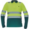 Cerva Leon Pánska HI-VIS polokošeľa žltá/zelená M