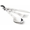 Príbor GSI Outdoors Glacier Stainless 3 Pc. Ring Cutlery Príbor GSI Outdoors Glacier Stainless 3 Pc. Ring Cutlery