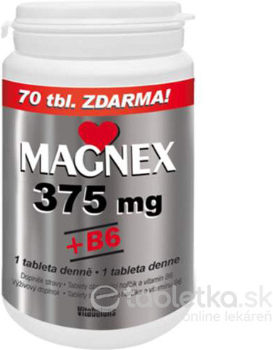 Vitabalans Magnex 375 mg + B6 250 tabliet