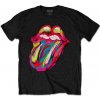 The Rolling Stones tričko Sixty Brushstroke Tongue čierne