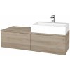 Dreja Kúpeľňová skrinka MODULE SZZ12 120 umývadlo Kube - D17 Colorado / D17 Colorado / Levé Dreja Kúpeľňová skrinka MODULE SZZ12 120 umývadlo Kube - D17 Colorado / D17 Colorado / Levé