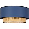 Duolla | Duolla - Stropné svietidlo BOHO 1xE27/15W/230V pr. 45 cm modrá/ratan | DU84359 Duolla | Duolla - Stropné svietidlo BOHO 1xE27/15W/230V pr. 45 cm modrá/ratan | DU84359