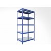 Kovový regál do technickej miestnosti Biedrax 45 x 120 x 210 cm, modrý - 5 políc pozink Kovový regál do technickej miestnosti Biedrax 45 x 120 x 210 cm, modrý - 5 políc pozink