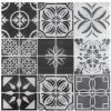 Sklenená mozaika Premium Mosaic černobílá 30x30 cm lesk PATCHWORK300 Sklenená mozaika Premium Mosaic černobílá 30x30 cm lesk PATCHWORK300
