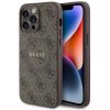 Guess iPhone 14 Pro Max 4G Collection Leather Metal Logo MagSafe hnedé Guess iPhone 14 Pro Max 4G Collection Leather Metal Logo MagSafe hnedé