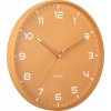 Nástenné hodiny Orgullo, oranžové Nástenné hodiny Orgullo, oranžové