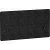 AlzaErgo Panel C12 Silent Desk Clip 150 x 75 cm čierny