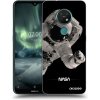 Picasee silikónový prehľadný obal pre Nokia 7.2 - Astronaut Big Picasee silikónový prehľadný obal pre Nokia 7.2 - Astronaut Big
