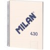 Blok linajkový so špirálou A4 MILAN 80 listov, béžový Blok linajkový so špirálou A4 MILAN 80 listov, béžový