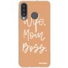 Picasee silikónový prehľadný obal pre Huawei P30 Lite - Boss Mama Picasee silikónový prehľadný obal pre Huawei P30 Lite - Boss Mama