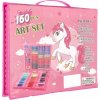 Teddies Sada na maľovanie - Art box kreatívna sada s jednorožcom 160 ks v plastovom kufríku 34x27x3,5 cm Teddies Sada na maľovanie - Art box kreatívna sada s jednorožcom 160 ks v plastovom kufríku 34x27x3,5 cm