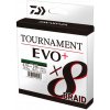 Daiwa Spletaná Šnúra Tournament X8 Braid Evo+ Dark Green 135m 0,08mm 4,90kg Daiwa Spletaná Šnúra Tournament X8 Braid Evo+ Dark Green 135m 0,08mm 4,90kg
