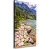 Vertikálny foto obraz na plátne Morské oko Tatry 50x100 cm