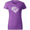 T-ričko Alfa Romeo Splash dámske tričko Farba trička: Fialová, Farba potlače: Biela, Veľkosť: XXL T-ričko Alfa Romeo Splash dámske tričko Farba trička: Fialová, Farba potlače: Biela, Veľkosť: XXL