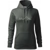 Stafordšírsky bulteriér EKG - Mikina dámská Cape s kapucí - 2XL ( Tm. bridlica (šedozelená) ) Stafordšírsky bulteriér EKG - Mikina dámská Cape s kapucí - 2XL ( Tm. bridlica (šedozelená) )