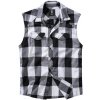 BRANDIT košeľa Checkshirt sleeveless bielo-čierna Veľkosť: 4XL BRANDIT košeľa Checkshirt sleeveless bielo-čierna Veľkosť: 4XL
