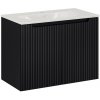 ArtCom Kúpeľňová skrinka s umývadlom NOVA Black U80/2 | 80 cm ArtCom Kúpeľňová skrinka s umývadlom NOVA Black U80/2 | 80 cm
