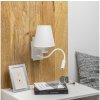 Brilagi - LED Nástenná lampa NUBILA 1xE27/25W/230V + LED/3W biela BG1559+BG1573 + záruka 3 roky zadarmo Brilagi - LED Nástenná lampa NUBILA 1xE27/25W/230V + LED/3W biela BG1559+BG1573 + záruka 3 roky zadarmo
