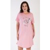 Dámska nočná košeľa s krátkym rukávom Vienetta Secret Motýl Dámska nočná košeľa s krátkym rukávom Vienetta Secret Motýl
