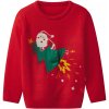 lupilu® Chlapčenský vianočný sveter s LED efektom Premium červená, 122/128 (100396570) lupilu® Chlapčenský vianočný sveter s LED efektom Premium červená, 122/128 (100396570)
