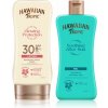 Hawaiian Tropic Protect & Cool Hawaiian Tropic Glowing Protection Beautifully Sheer Finish mlieko na opaľovanie SPF 30 180 ml + Hawaiian Tropic Soothing After Sun Aloe Gel chladivý gél po opaľovaní s Hawaiian Tropic Protect & Cool Hawaiian Tropic Glowing Protection Beautifully Sheer Finish mlieko na opaľovanie SPF 30 180 ml + Hawaiian Tropic Soothing After Sun Aloe Gel chladivý gél po opaľovaní s