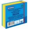 DONAU Bloček Donau 76x76mm 400l neónová modrá