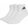 adidas Cushioned Sportswear Ankle Socks 3 Pairs White