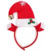 Čelenka do vlasov elf, vianočná / párty - 1 ks 1 červená Čelenka do vlasov elf, vianočná / párty - 1 ks 1 červená